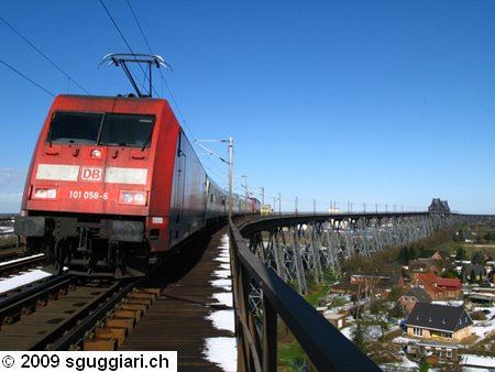 BR 101 058, Rendsburger Hochbrücke
